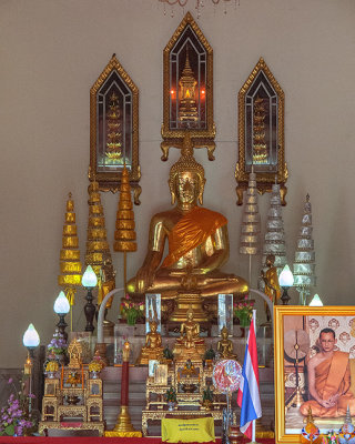 Wat Si Ubon Rattanaram Phra Ubosot Buddha Images (DTHU0391)