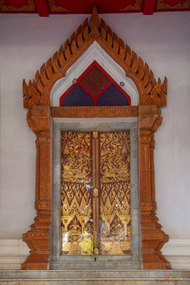 Wat Si Ubon Rattanaram Phra Ubosot Side Entrance Door (DTHU1176)
