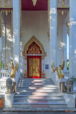 Wat Burapa Phra Ubosot Rear Entrance (DTHU1381)