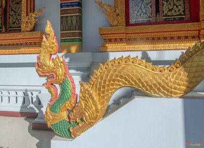 Wat Burapa Phra Wihan Makara and Naga Guardian (DTHU1389)
