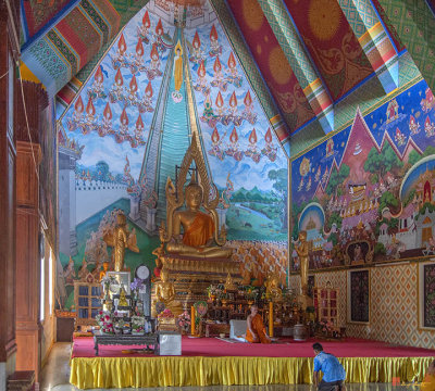 Wat Si Pradu Phra Ubosot Interior (DTHU0475)