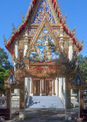 Wat Nikom Kitiyaram Phra Ubosot Wall Gate (DTHU1427)