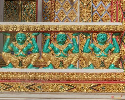 Wat Si Saeng Thong Phra Ubosot Supporting Demons (DTHU1454)