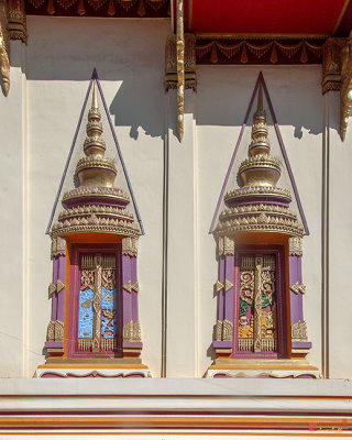 Wat Thung Sawang Phra Ubosot Windows (DTHNR0065)