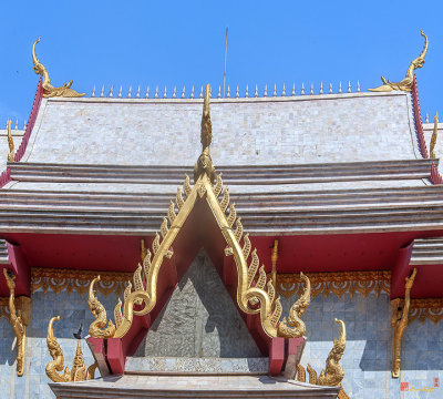 Wat Phayap Phra Ubosot Side Entrance Gable (DTHNR0121)