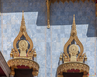 Wat Phayap Phra Ubosot Window Canopies (DTHNR0124)