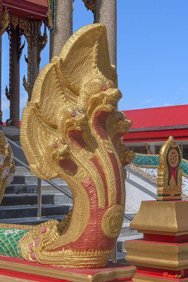 Wat Sakae Phra Ubosot Makara and Naga Guardian (DTHNR0146)