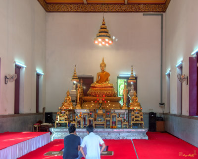 Wat Suttha Chinda Phra Ubosot Interior (DTHNR0358)