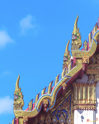 Wat Bueng Phra Aram Luang Phra Ubosot Naga Roof Finials (DTHNR0373)