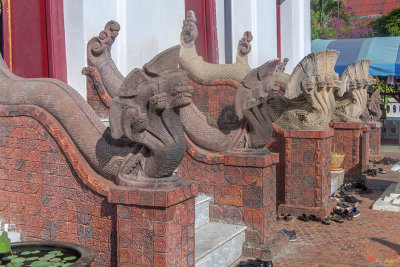 Wat Bueng Phra Aram Luang Phra Ubosot Makara and Naga Guardians (DTHNR0375)