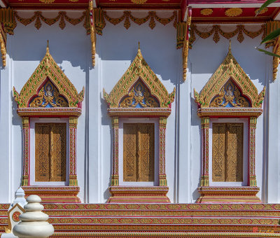 Wat Hua Sapan Phra Ubosot Windows (DTHNR0411)