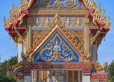 Wat Hua Sapan Phra Ubosot Wall Gate (DTHNR0419)