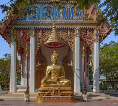 Wat Nak Klang Phra Ubosot Buddha Image at Entrance (DTHB2132)