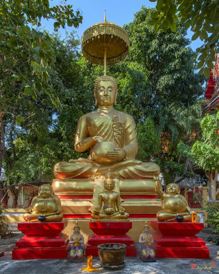 Wat Nak Klang Buddha and Phra Maha Katchaina Images (DTHB2161)
