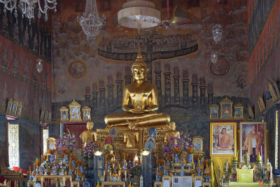 Wat Rakhang Khositaram Phra Ubosot Interior (DTHB1374)