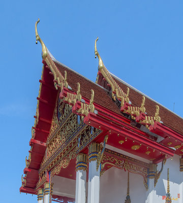 Wat Pradittharam Phra Ubosot Gable (DTHB1705)