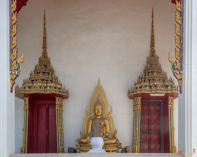 Wat Yai Sawang Arom Phra Ubosot Rear Entrance (DTHNB0037)