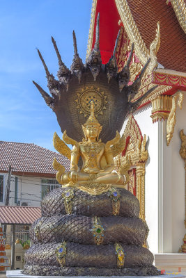 Wat Klang Buddha Image on Naga Throne (DTHNP0121)