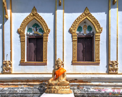Wat Si Chan Trawas Phra Ubosot Buddha Image and Windows  (DTHNP0227)