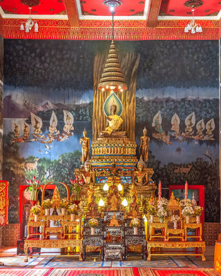 Wat Si Thep Pradittharam Phra Ubosot Buddha Images (DTHNP0283)