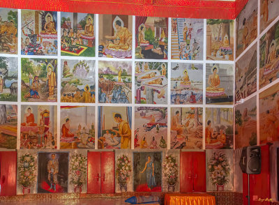 Wat Si Thep Pradittharam Phra Ubosot Interior Paintings (DTHNP0285)