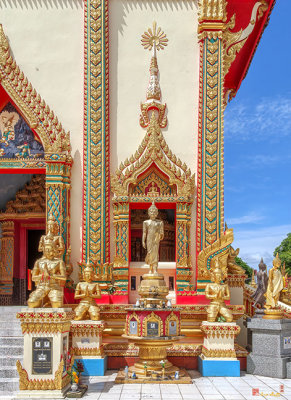 Wat Si Thep Pradittharam Phra Ubosot Buddha Image and Thephanom or Angel Guardians (DTHNP0287)