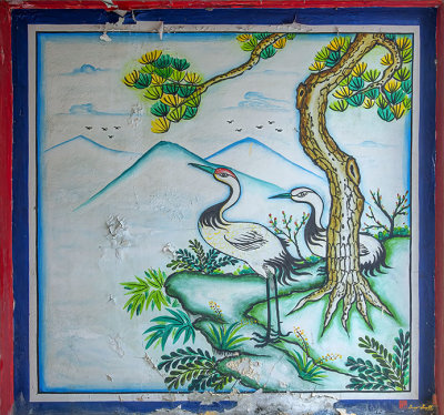 Wat Chamni Hatthakan Thai-Chinese Shrine Painting (DTHB2243)