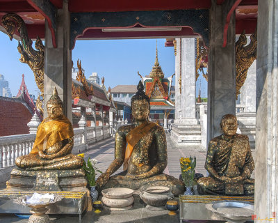 Wat Hua Lamphong Phra Ubosot Corner Pavilion Images (DTHB0950)