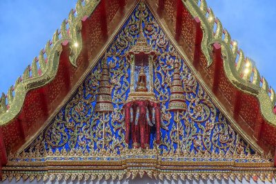 Wat Maha Pruettharam Phra Ubosot Gable (DTHB2264)