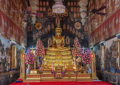 Wat Pathum Khongkha Phra Ubosot Interior (DTHB2311)