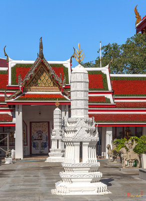 Wat Pathum Khongkha Phra Ubosot Boundary Stone and Gallery Wall (DTHB2314)