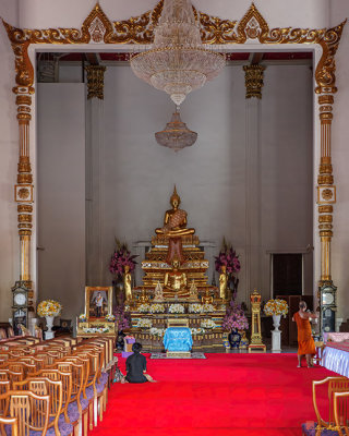 Wat Samphanthawongsaram Phra Ubosot Interior (DTHB2334)