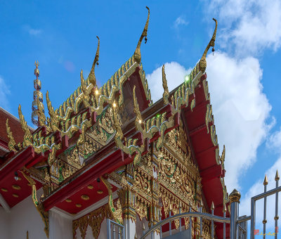 Wat Liab Ratbamrung Phra Ubosot Side Gables (DTHB2352)
