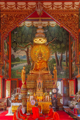 Wat Bang Pho Omawat Phra Ubosot Principal Buddha Image (DTHB2403)