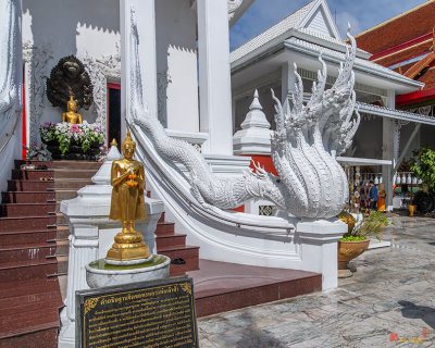 Wat Nak Prok Phra Ubosot Makara and Naga Guardian and Buddha Images (DTHB2482)