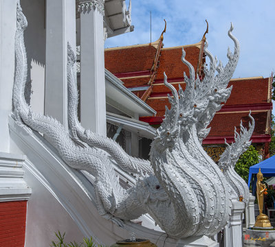 Wat Nak Prok Phra Ubosot Makara and Naga Guardians (DTHB2486)
