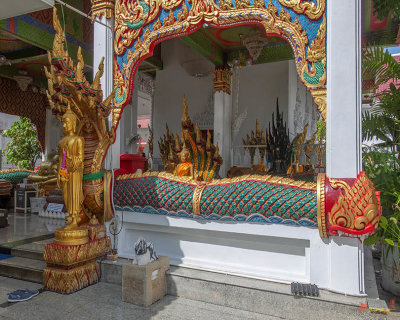 Wat Nak Prok Phra Wihan Buddha Image and Multi-headed Naga Guardian (DTHB2492)