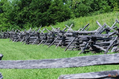 Stone House Split-Rail Fence, Manassas National Battlefield  (DS0111)