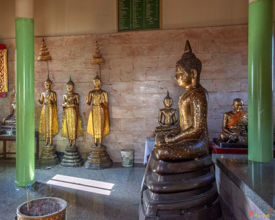 Wat Nai Song Wihan Shrine Buddha and Monk Images (DTHSP0209)