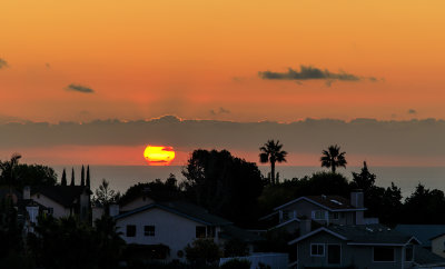 01/12/2020 Sunset from the Patio