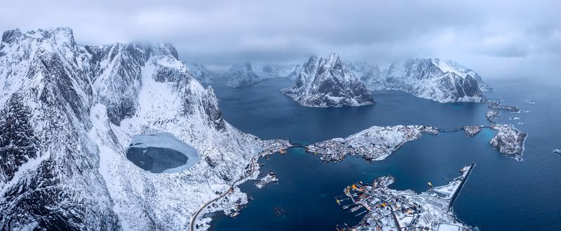 Fjords and mountains