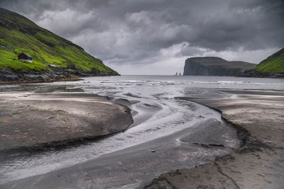 Tjrnuvk beach ,Risin and Kellingin 