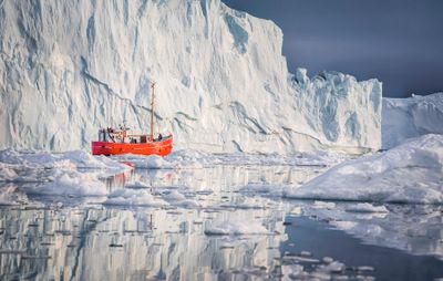 Ilulissat, town in North Greenland