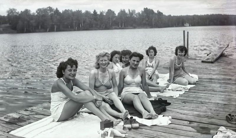 Ladies on the Dock  