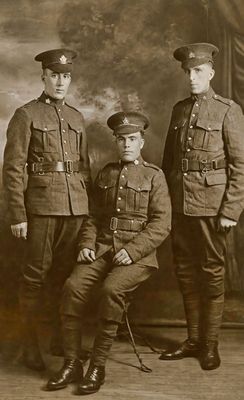 Three Canadian Soldiers  