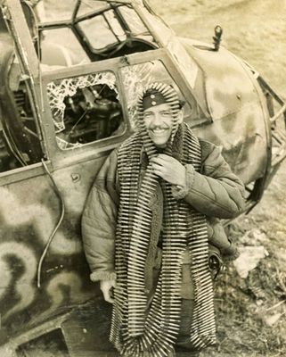 Posing with the Ju 88