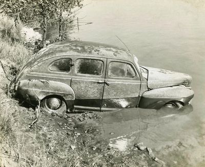 Car in the Lake  