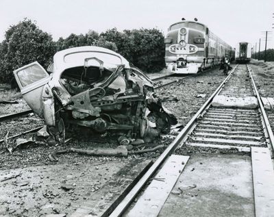 Car Wreck on the Rails  