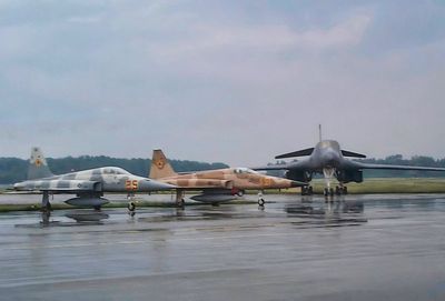 F-5's and B-1  
