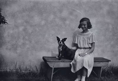 Girl and her Dog  